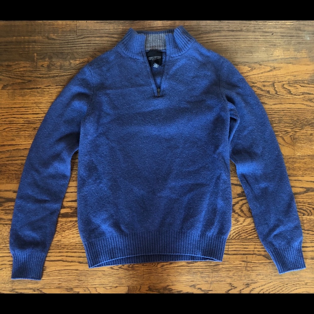 Paolo mondo 10% cashmere wool made in Italy